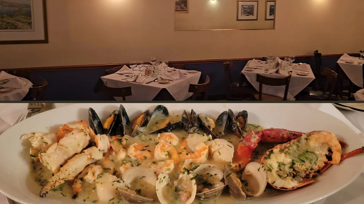 Casual Spanish restaurant interior with simple table service.