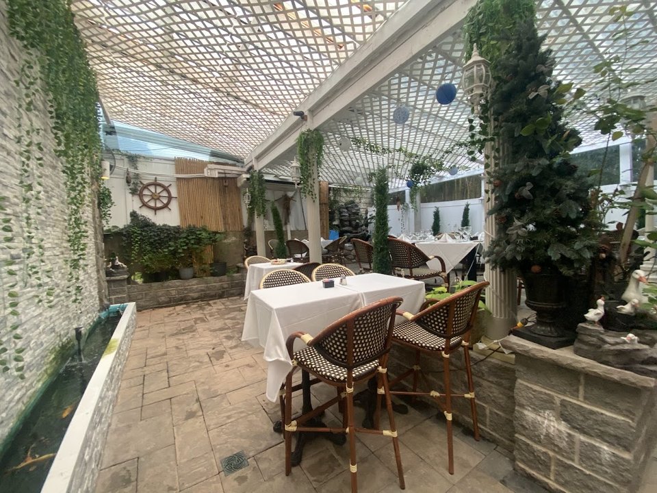 Mediterraneo storefront on Broadway in Bayonne.